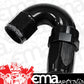 Aeroflow 100 & 450 series braided hose 150 Deg End -10AN Black Full Flow Taper Style Aeroflow Performance Products AF155-10BLK