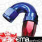 Aeroflow AF155-16 150 Deg Hose End -16AN Blue Full Flow Taper Style