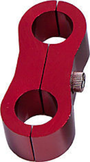 Aeroflow AF156-12R Billet Dual Hose Seperator Red 19mm ID Or 3/4" ID