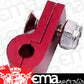 Aeroflow AF157-04R Billet P Style Clamp 1/4" Line Red 6.3mm ID Or 1/4" ID
