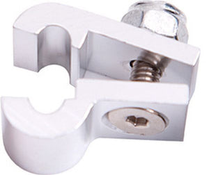 Aeroflow AF157-05S Billet P Style Clamp 5/16" Line Silver 7.9mm ID Or 5/16" ID