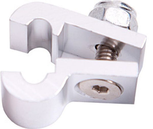 Aeroflow AF157-05S Billet P Style Clamp 5/16" Line Silver 7.9mm ID Or 5/16" ID
