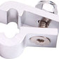 Aeroflow AF157-09S Billet P Style Clamp -6 Hose Silver 14.3mm ID Or 9/16" ID