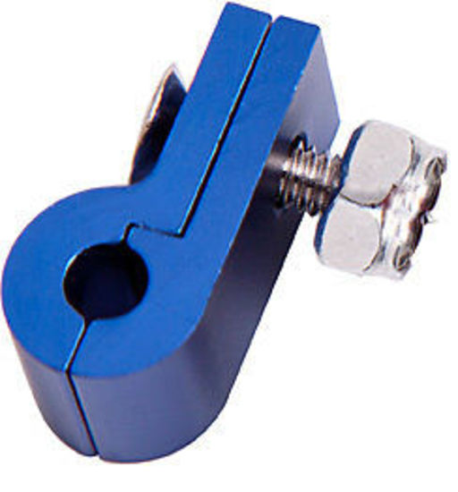 Aeroflow AF157-12 Billet P Style Clamp -10 Hose Blue 21mm ID Or 13/16" ID