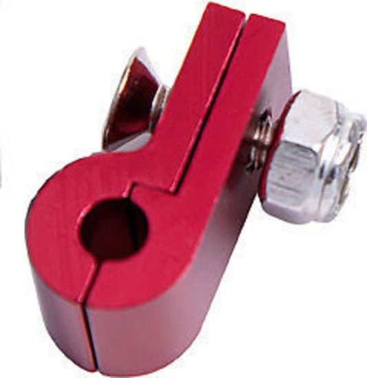 Aeroflow AF157-12R Billet P Style Clamp -10 Hose Red 21mm ID Or 13/16" ID