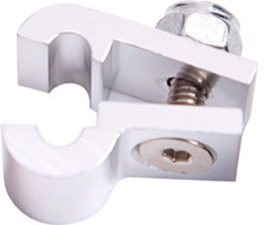 Aeroflow AF157-17S Billet P Style Clamp -16 Braid Silver 33mm ID Or 1-5/16" ID