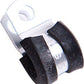 Aeroflow AF158-08S Cushioned P Clamps -8AN (5 Pack) Silver 12.6mm ID Or 1/2" ID