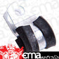 Aeroflow AF158-09S Cushioned P Clamps -9AN (5 Pack) Silver 14.3mm ID Or 9/16" ID