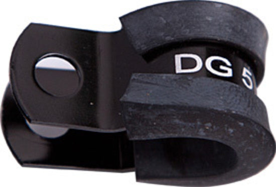 Aeroflow AF158-18BLK Cushioned P Clamps -18AN (5 Pack) Black 28.5mm Or 1-1/8" ID