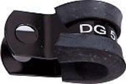 Aeroflow Performance Products AF158-30BLK Cushioned P Clamps -30AN (5 Pack) Black 47.6mm Or 1-7/8" ID