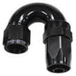 Aeroflow AF159-10BLK 180 Deg Hose End -10AN Black Full Flow Taper Style