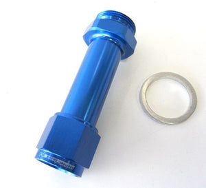 Aeroflow AF160-08-1 -8AN Female to Holley 4150 Blue Swivel Nut (Pair)