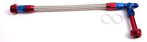 Aeroflow AF160-08V Holley Inlet Rail -8AN Blue Suit 1x Metering Block