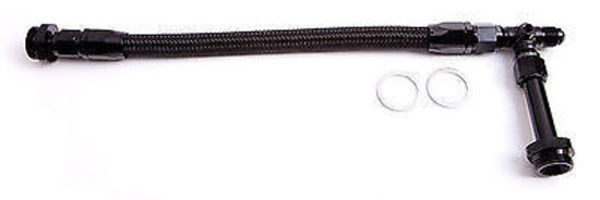 Aeroflow AF160-08VBLK Holley Inlet Rail -8AN Black suits 1x Metering Block