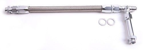 Aeroflow AF161-06S Barry Grant Demon Dual Inlet -6AN Silver suits 1-2 Metering Bloc