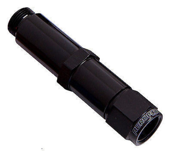 Aeroflow AF161-08-1BLK Barry Grant Demon Dual Inlet -8AN Black Swivel Nut (Pair)