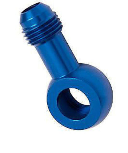 Aeroflow AF163-06 Edelbrock Carb Inlet Banjo Blue 5/8-20 to Male -6An