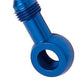 Aeroflow AF163-06 Edelbrock Carb Inlet Banjo Blue 5/8-20 to Male -6An