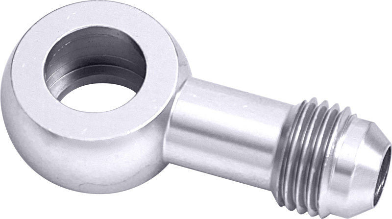 Aeroflow AF163-06S Edelbrock Carb Inlet Banjo Silver 5/8-20 to Male -6An