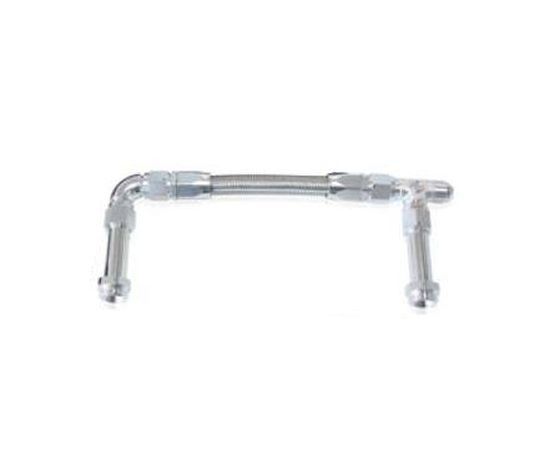 Aeroflow AF165-08S Holley Ultra Hp Aluminium Serisilver -8 ORB Inlet Into Bowls