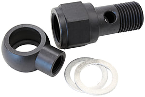 Aeroflow AF166-05-02-ST LS Chevy Oil Pressure Adapter Allows 1/8" NPT AUx Port Steel