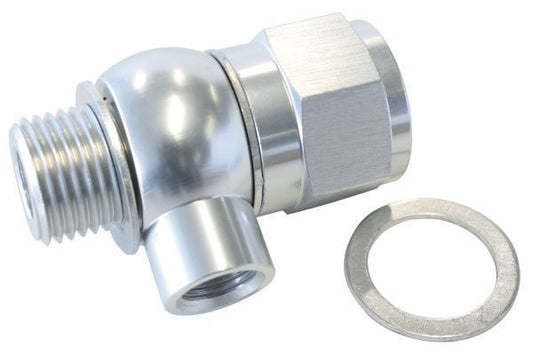 Aeroflow AF166-05-02S LS Chevy Oil Pressure Adapter Allows 1/8" NPT AUx Port