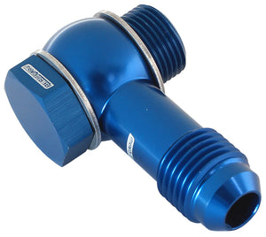 Aeroflow AF167-06 Holley - Fitech - 9/16" to -6 Inlet Fitting Kit Blue