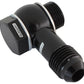Aeroflow AF167-06BLK Holley - Fitech - 9/16" to -6 Inlet Fitting Kit Black