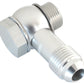 Aeroflow AF167-06S Holley - Fitech - 9/16" to -6 Inlet Fitting Kit Silver