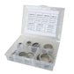 Aeroflow AF172-KIT BSPP Alloy Crush Washer Kit 10 Pieces Each Size 1/8"-3/4"