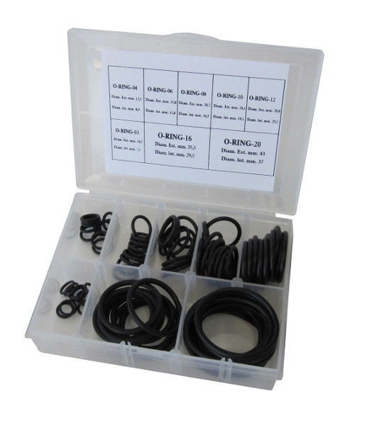 Aeroflow AF174-KIT Buna N O-Rings -3 to -20AN Pk 10 Of Each In Plastic Case