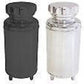Aeroflow AF77-1015BLK Universal Radiator Overflow Tank 8" x 3.5" -4 ORB Black