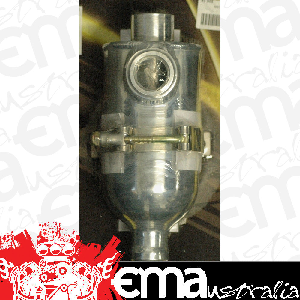 AEROFLOW UNIVERSAL POLISHED BREATHER TANK -12AN IN/OUTLET 3"DX9"H AF77-1016
