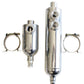 Aeroflow AF77-1017 Universalersal Breather Tank F/Male2 x -12ORB 13" x 3" Polished