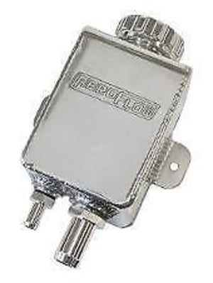 Aeroflow AF77-1025 Fabricated P/Steer Tank Square-10 & -6ORB Port S Polished