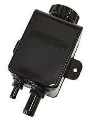 Aeroflow AF77-1025BLK Fabricated P/Steer Tank Square-10 & -6ORB Port S Black