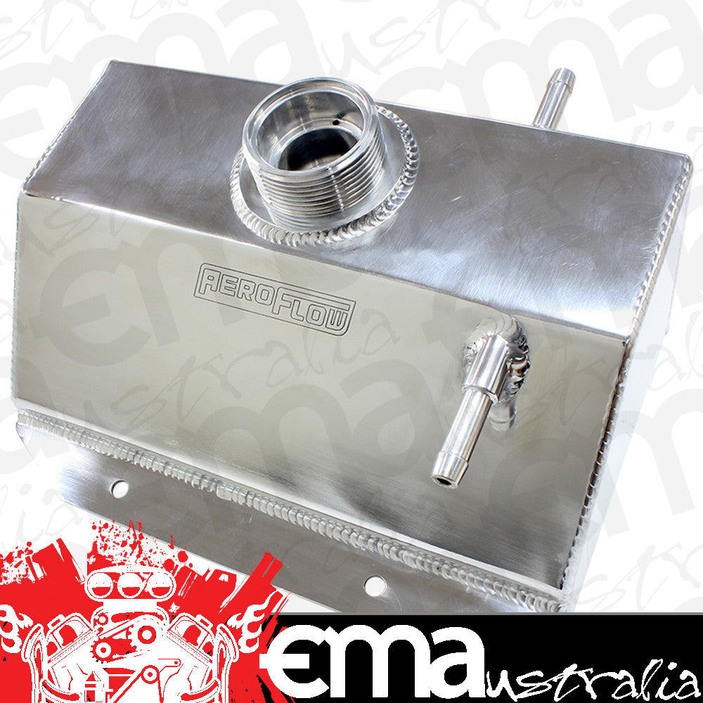 Aeroflow AF77-1033 Mustang Coolant Overflow Tank Polished suits Original Cap
