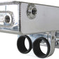 Aeroflow AF77-1044 Dual Fuel Pump Under Car Surge Tank Polished 4.75L Capacity 77-1044