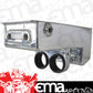 Aeroflow AF77-1044 Dual Fuel Pump Under Car Surge Tank Polished 4.75L Capacity 77-1044