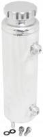 Aeroflow AF77-1115 Universal Large Fabricated Alloy Radiator Overflow Tank - Polished Finish 1450ml capacity, 12" Overall Height x 3-1/2" Diameter