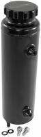 Aeroflow AF77-1115BLK Universal Large Fabricated Alloy Radiator Overflow Tank - Black Finish 1450ml capacity, 12" Overall Height x 3-1/2" Diameter