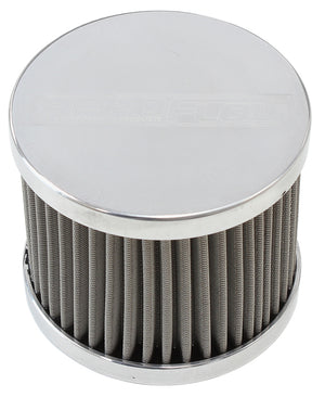 Aeroflow AF77-2002 -8AN S/S Billet Breather with Female -8AN Re-Usable