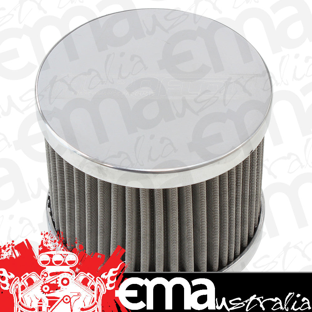 Aeroflow AF77-2002 -8AN S/S Billet Breather with Female -8AN Re-Usable