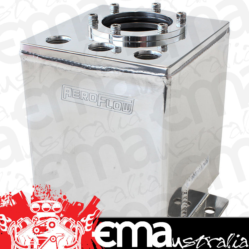 Aeroflow AF77-3144 Fuel Pump Surge Tank Kit Polished suits 1 x AF49-1014