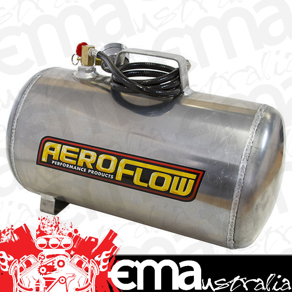 Aeroflow AF77-4000 5 Gal Port Able Air Tank Alloy with Tank Valve 125 Max Operat