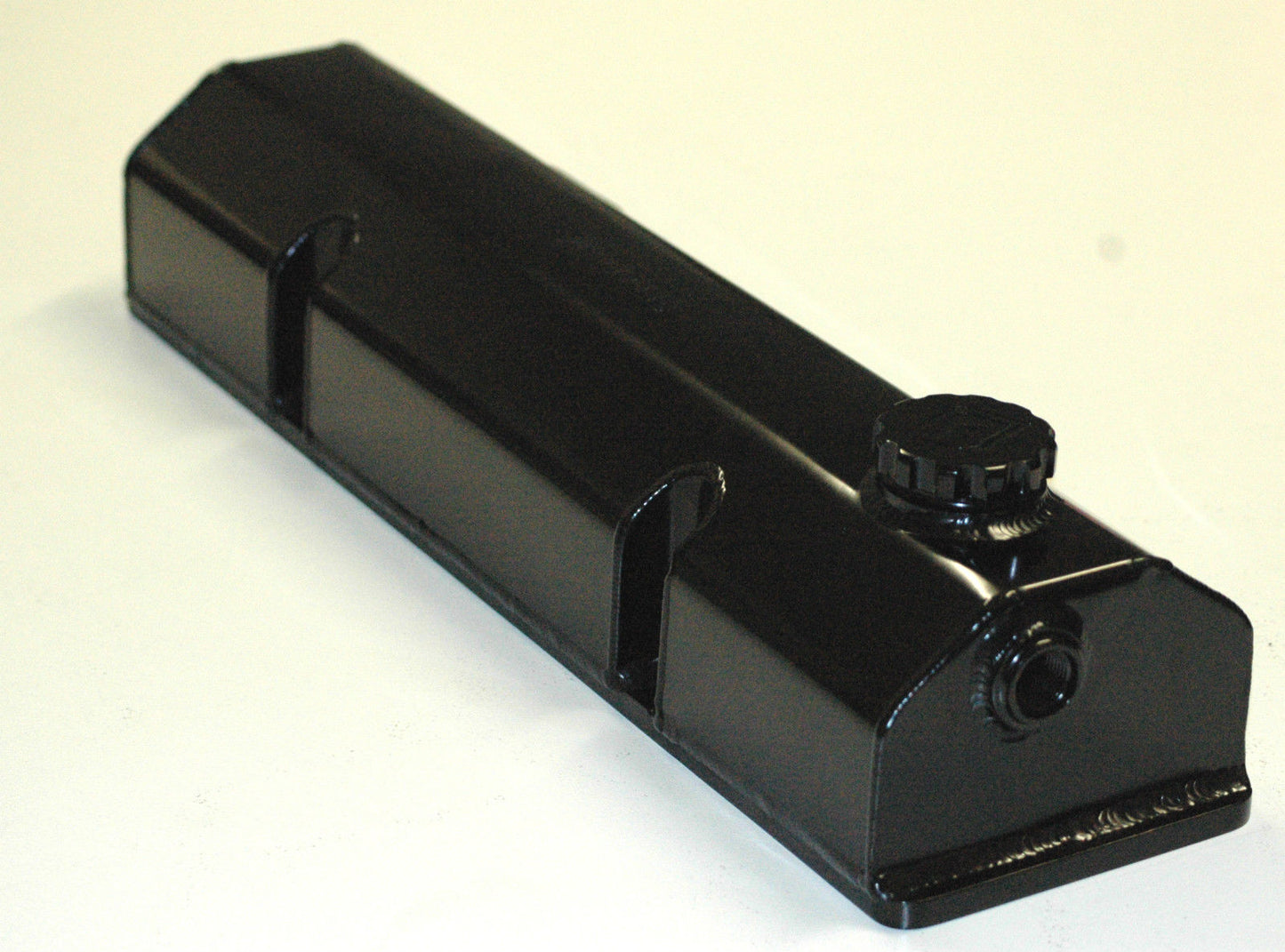 Aeroflow AF77-5000BLK Fabricated Valve Covers Black Suit Sb Chev