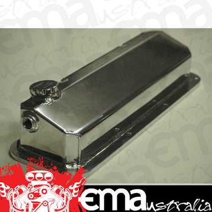 Ford Small Block Cleveland 302-351C.I.D. V8 Fabricated Valve Covers Polished Suit 302-351C Aeroflow Performance Products AF77-5001
