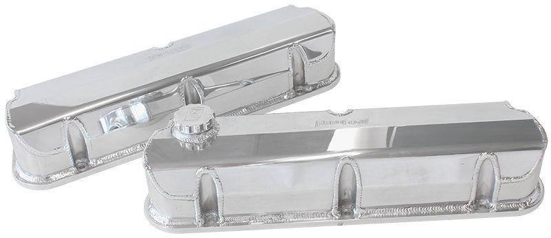 Aeroflow AF77-5002 Fabricated Valve Covers Polished Suit Ford 289-351W