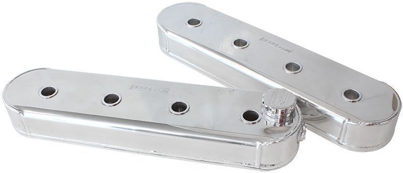 Aeroflow AF77-5003 Fabricated Valve Covers Polished Suit Chev/Holden LS