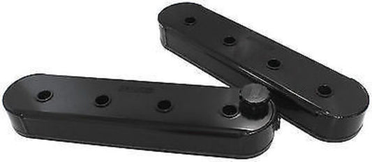 Aeroflow AF77-5003BLK Fabricated Valve Covers Black Suit Chev/Holden LS